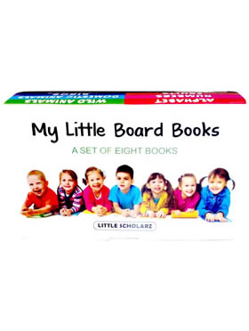 Little Scholarz My Little Board Books - Gift Box - Set of 8 Books